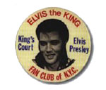 elvis button op bruce springsteens jas